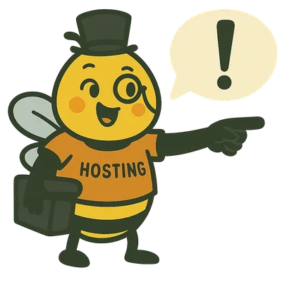 Bummel, das Host-Honest-Maskottchen